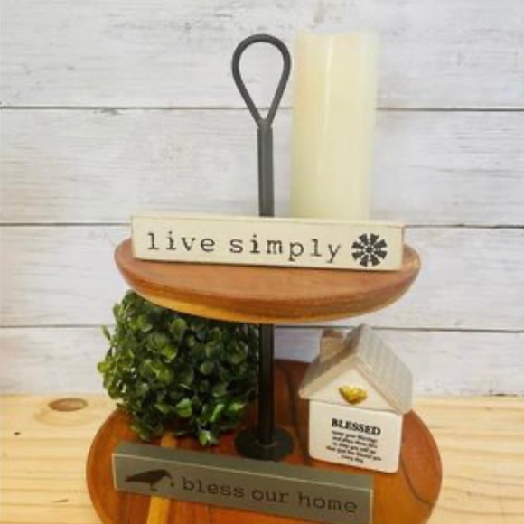 *Bless Our Home Mini Wood Block - Picture 5 of 6